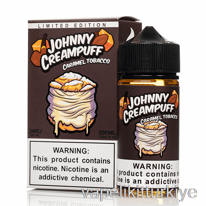 Vape Likit Karamel Tütün - Johnny Creampuff - 100ml 6mg